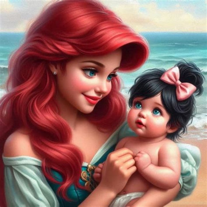 Arii with Baby Ariel Arii with Baby Ariel