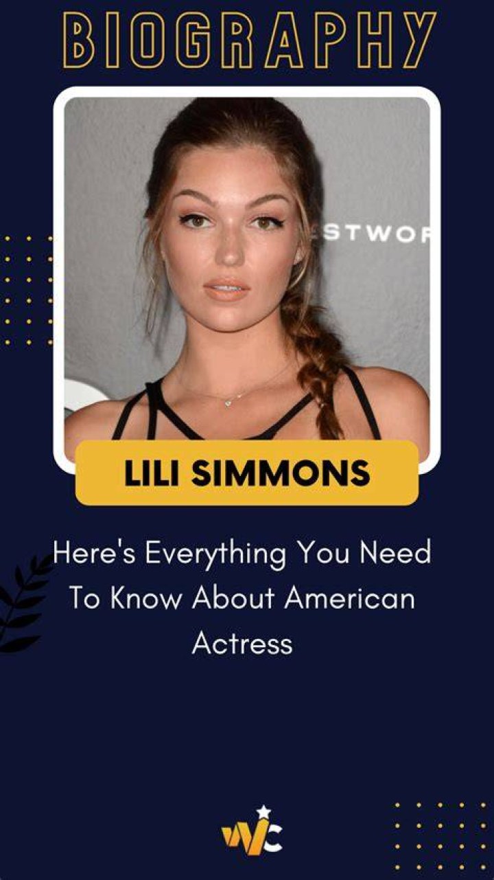 Lili Simmons Career Insight
